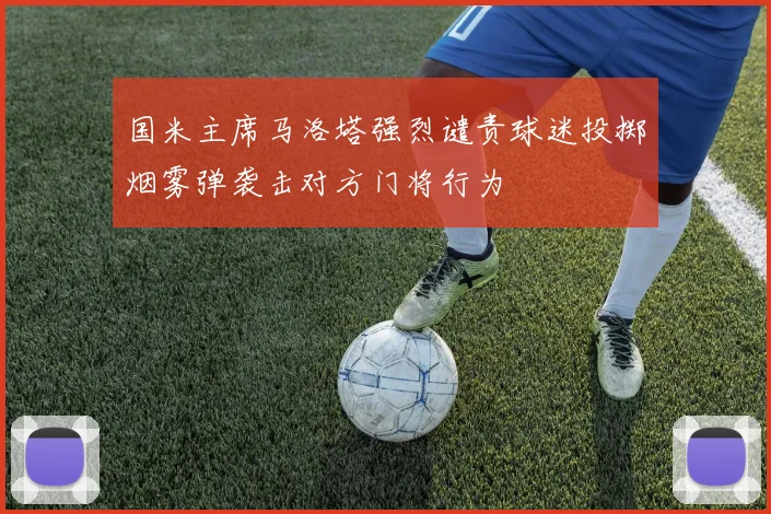 国米主席马洛塔强烈谴责球迷投掷烟雾弹袭击对方门将行为